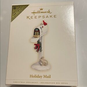 Brand new Hallmark REPAINT Holiday Mail Keepsake Ornament 2006 VIP